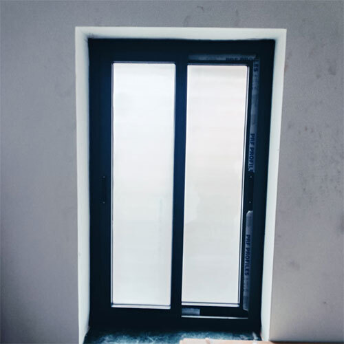 Aluminium Sliding Window - Color: Black