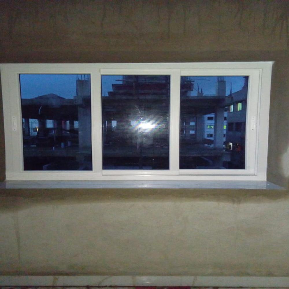 Domal Sliding Casement Window - Color: White