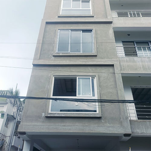 Domal Sliding Window - Color: White