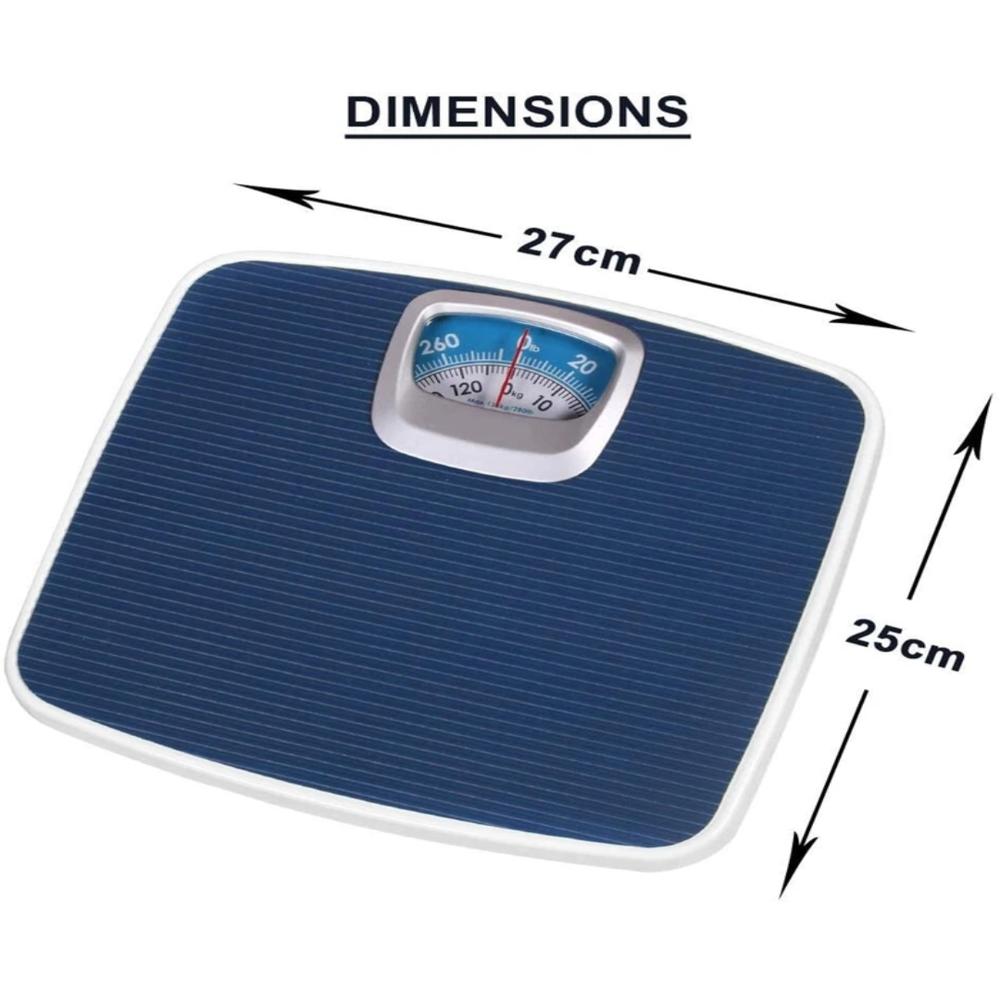 Mechanical Personal Weight Machine Scale for body weight measures upto 130kg Analog Precision Bathroom weighing scale,fitness, Gym, Accuracy 100g