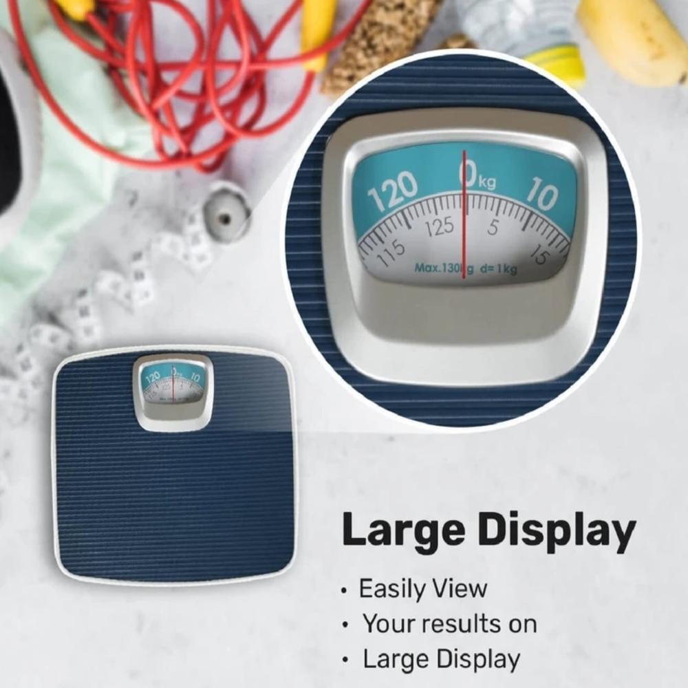 Mechanical Personal Weight Machine Scale for body weight measures upto 130kg Analog Precision Bathroom weighing scale,fitness, Gym, Accuracy 100g
