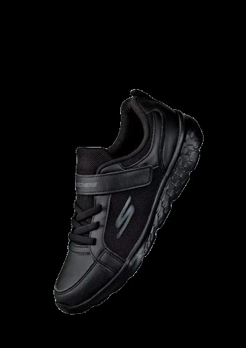Skechers Black Velcro School Shoe - Gender: Male