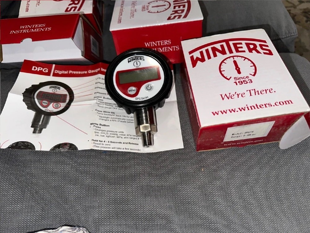 Winters Instruments Canada Digital Pressure Gauge Model Dpg212 Range 0 To 30 Psi