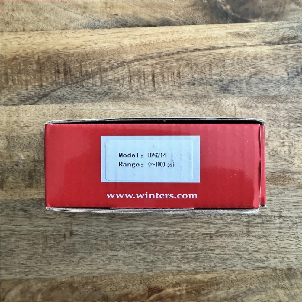 Winters Instruments Canada Digital Pressure Gauge MODEL DPG209 RANGE 30 Inch/0/300 PSI