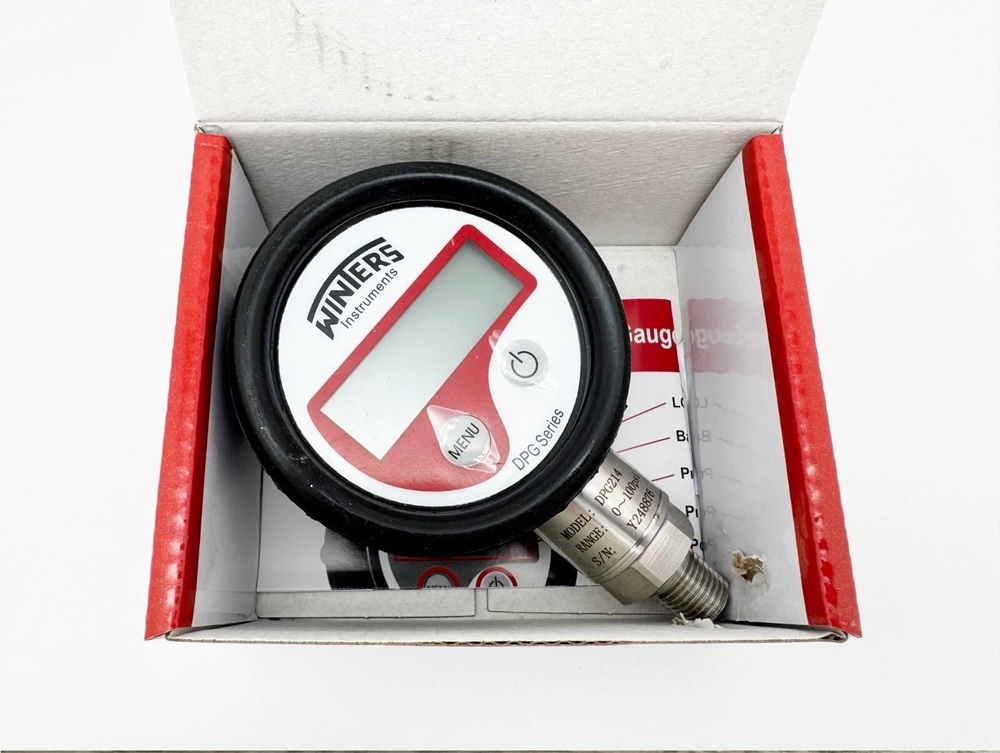 Winters Instruments Canada Digital Pressure Gauge MODEL DPG209 RANGE 30 Inch/0/300 PSI