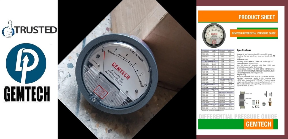 Popular Dealers cities GEMTECH Differential Pressure Gauge Dealers Delhi Localities