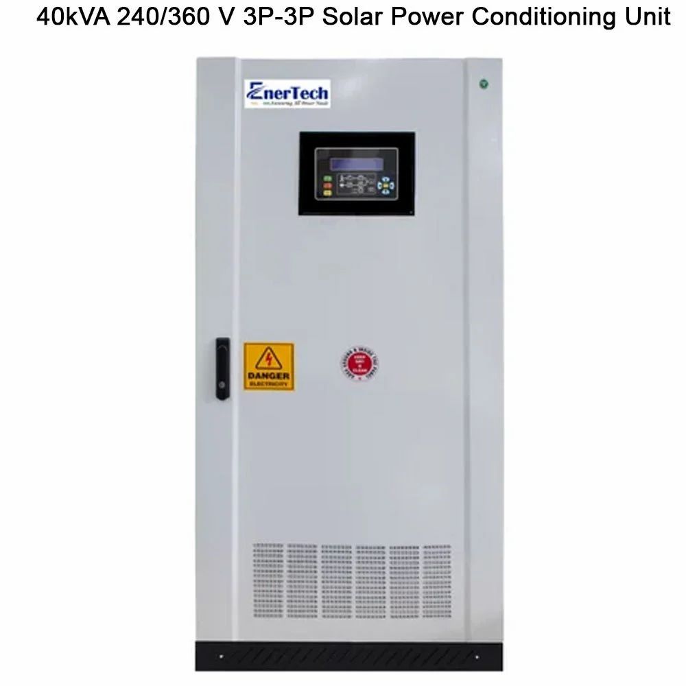 40Kva 240/360 V 3P-3P Solar Power Conditioning Unit - Color: White