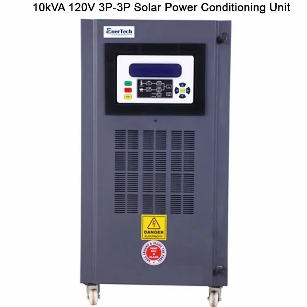 10Kva 120V 3P-3P Solar Power Conditioning Unit, 10000Va - Color: Grey