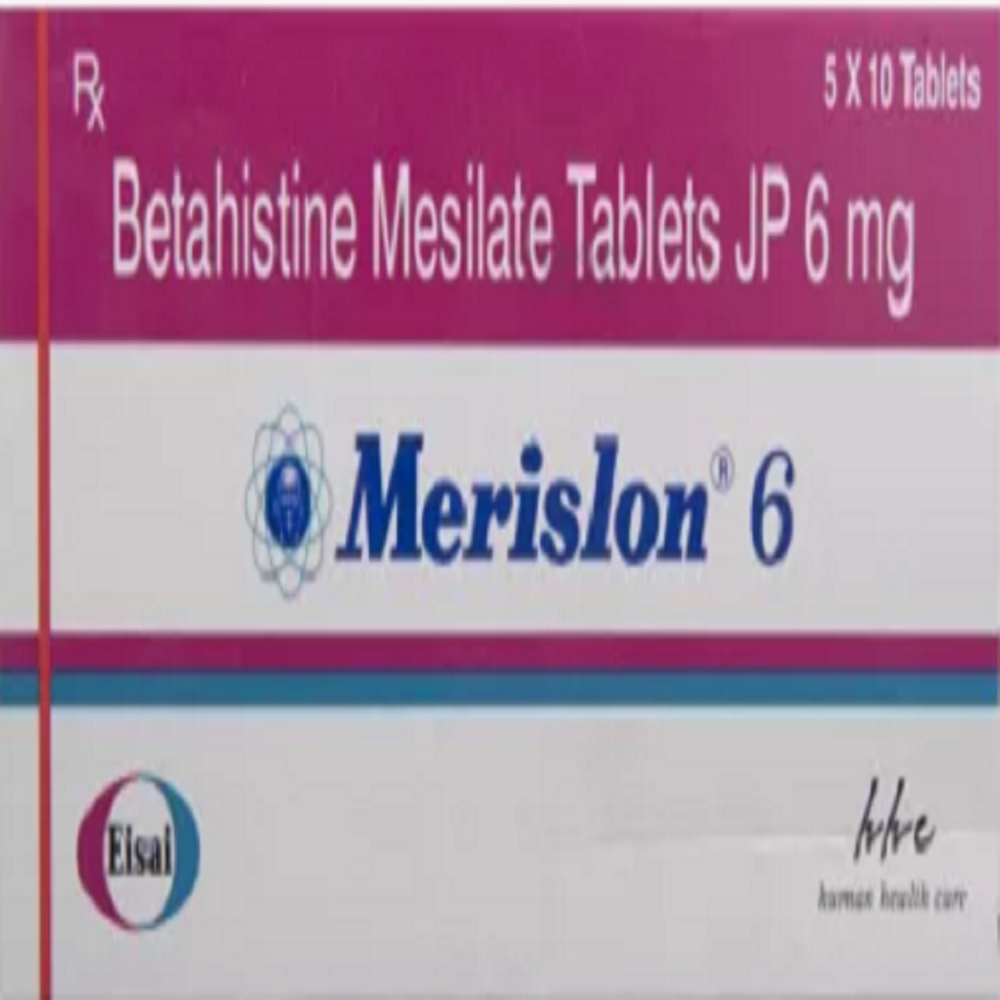 Merislon 6 Tablet - Drug Type: General Medicines