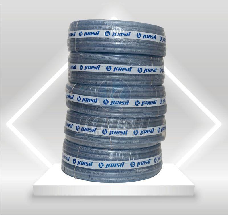 Industrial Pvc Braided Hose Pipe - Color: Transparent
