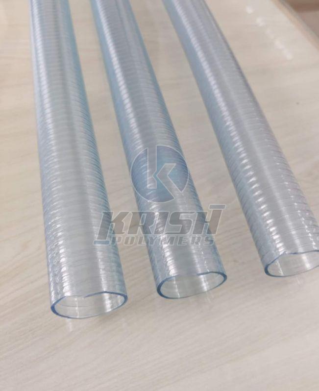 Pvc Transparent Suction Hose Pipe - Length: 30 Meter (M)
