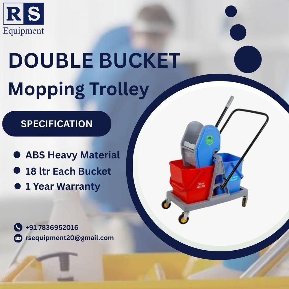 Mopping Trolley Double Bucket 