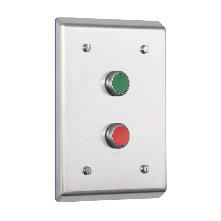 Ss Push Button Enclosure - Color: Silver