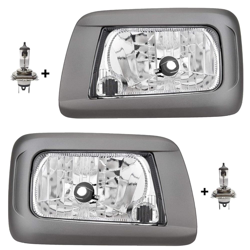 K D Headlight For Maruti Omni 2005-2019 With Cover ( Without Adjustable Motor) - Body Material: Plastic