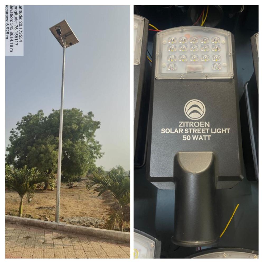 40W सौर LED स्ट्रीट लाइट