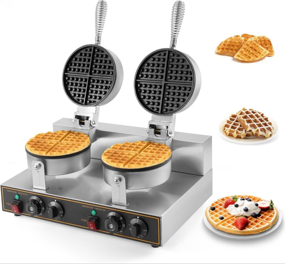 Double Waffle Maker - Application: Commercial