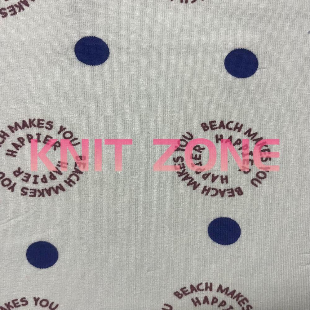 Printed Single Jersey Fabric