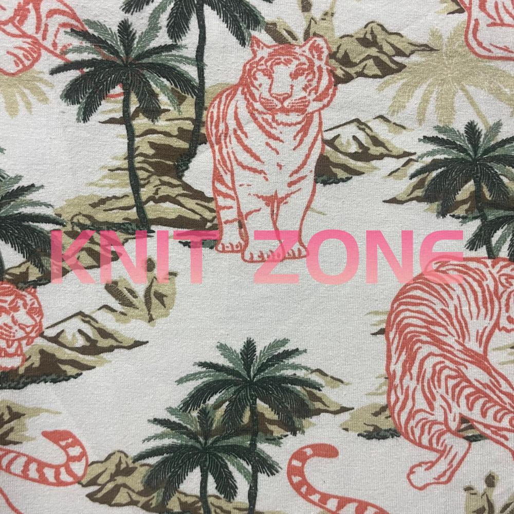 Printed Single Jersey Fabric - Attributes: Uv-proof