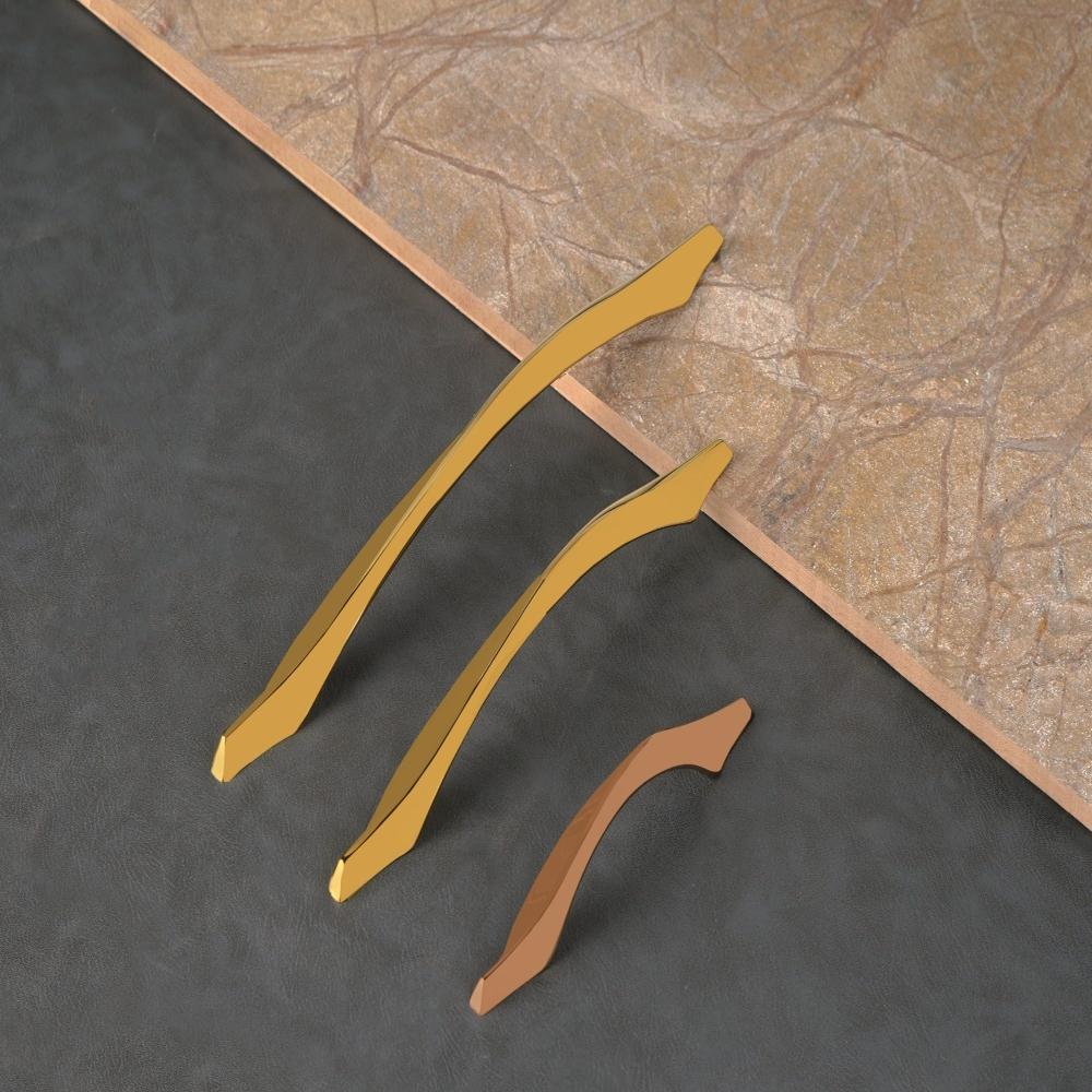 Zinc Recessed Handle - Color: Gold