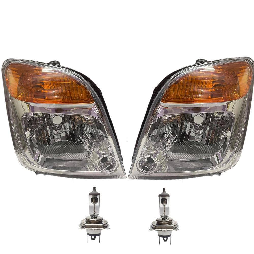 K D Headlight assembly for Maruti Suzuki WagonR Type 3 (2006-2010) ( WITHOUT ADJUSTABLE MOTOR)