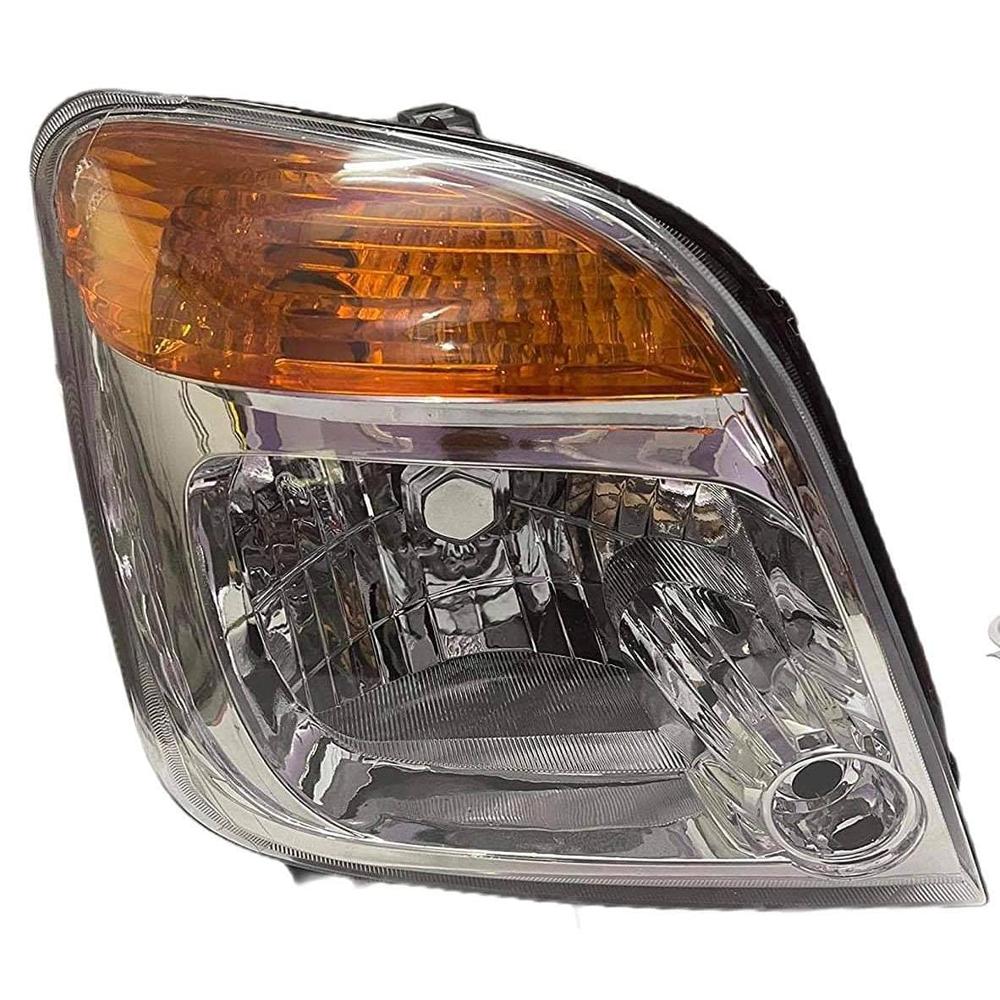 K D Headlight Assembly For Maruti Suzuki Wagonr Type 3 (2006-2010) ( Without Adjustable Motor) - Body Material: Plastic