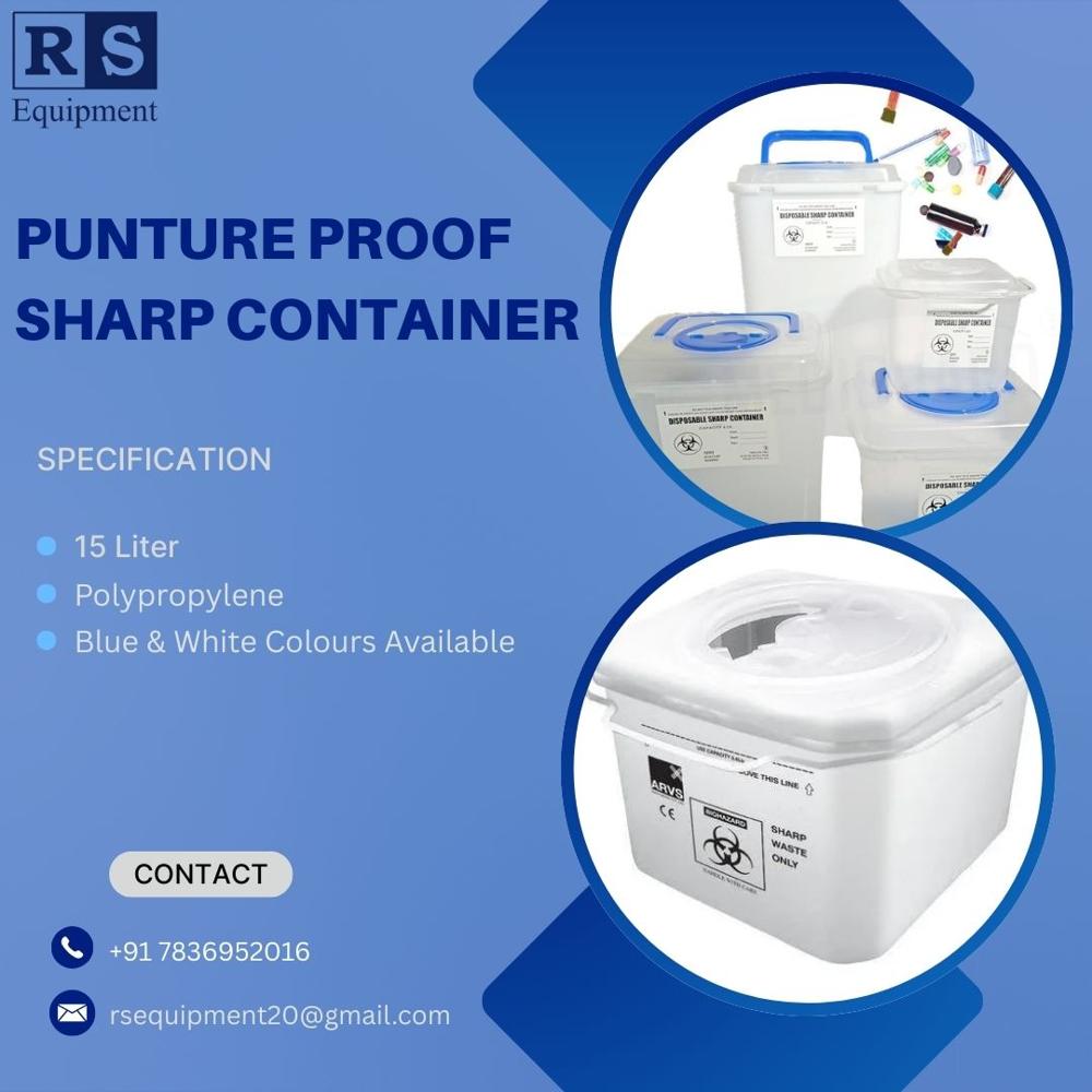 Puncture Proof Sharp Container 15 Ltr