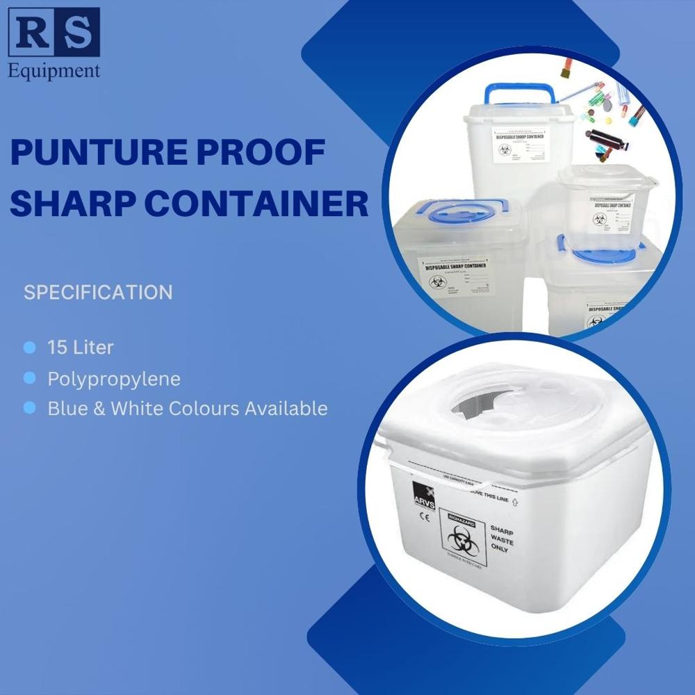 Puncture Proof Sharp Container 15 Ltr