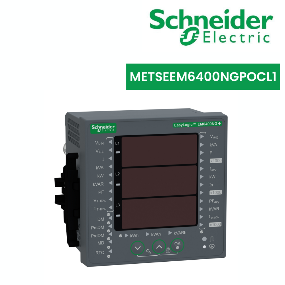 Power Meter-Metseem6400Ngpocl1 - Color: Red