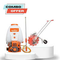 Dual Action Farming Combo Power Sprayer + 12 Teeth Seeder