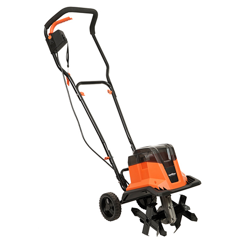 Neptune Nc 40B 11 Inch 2X20Volt Lithium Ion Cordless Electric Garden Tiller - Color: Orange And Black