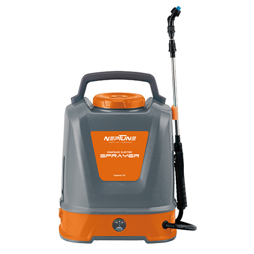Neptune Max 10 12V 2.6Ah Lithium Battery Powered Knapsack Agriculture Garden Sprayer - Color: Orange And Black