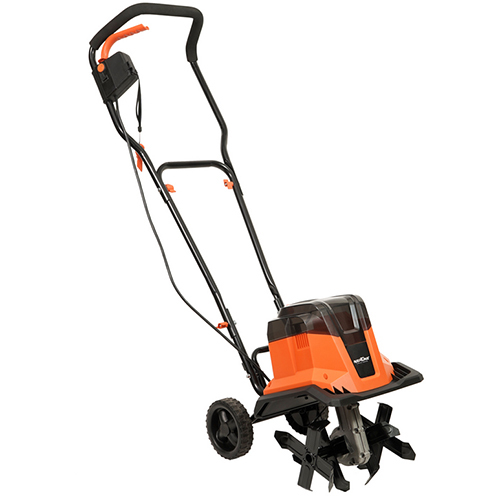 Neptune Nc-40B 11-Inch 2A 20-Volt Lithium-Ion Cordless Electric Garden Tiller - Color: Orange And Black