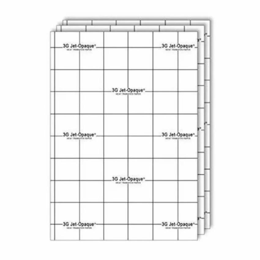 3G Jet Opaque Dark T-Shirt Paper Sublimation Size: A4 - Design: Modern