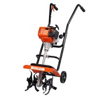 Neptune Nc-52t Mini Tiller With 2 Stroke Advanced Technology 52 Cc Petrol Engine - Color: Orange And Black