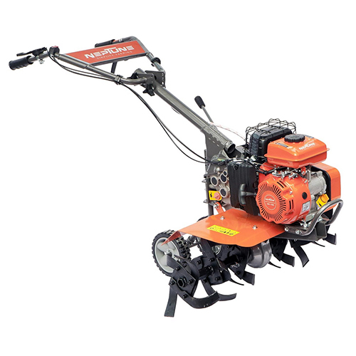 Neptune Nc-100 Heavy Duty Power Tiller (Rotary ,Cultivator, Weeder) With 4 Stroke 98 Cc Rato 3Hp Engine - Color: Orange And Black