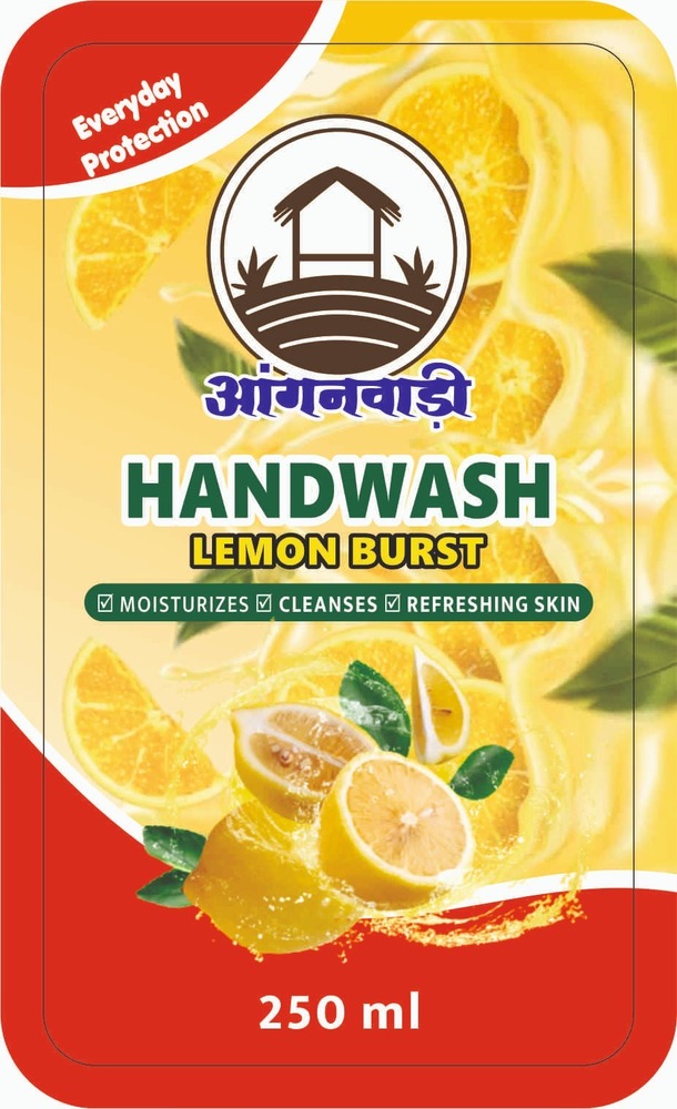 250Ml Lemon Brust Hand Wash - Color: Yellow
