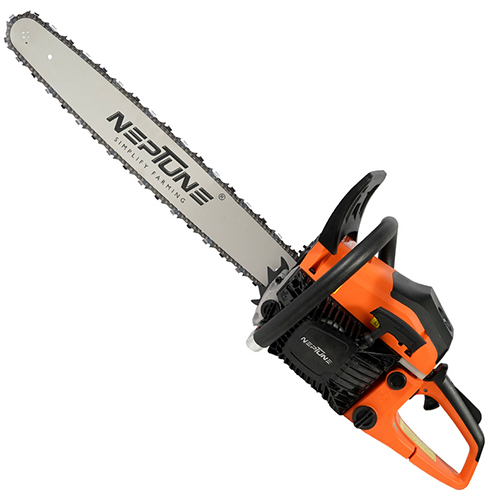 Neptune Cs-58M Heavy Duty 58Cc Powerful Magnesium Body 2 Stroke Petrol Chain Saw - Color: Orange And Black