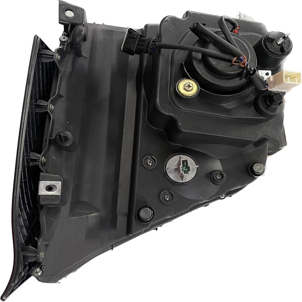 K D Headlight Assembly For Tata Intra White ( Without Adjustable Motor) - Body Material: Plastic