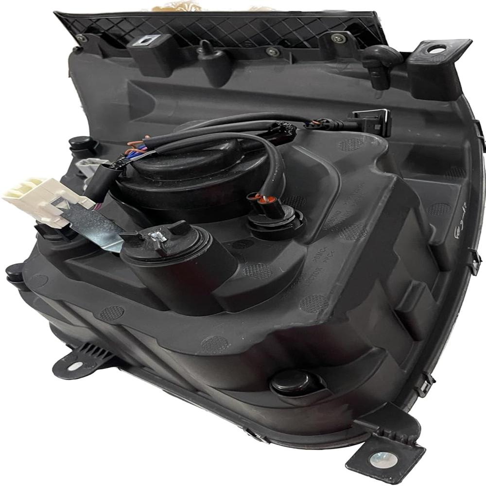 K D Headlight Assembly For Tata Intra White ( Without Adjustable Motor) - Body Material: Plastic