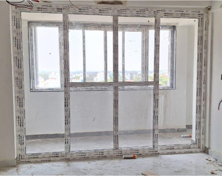 Upvc Sliding Door - Color: White