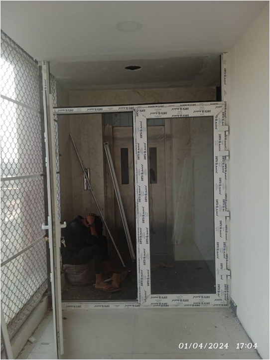 UPVC डबल ओपन होने वाला दरवाजा