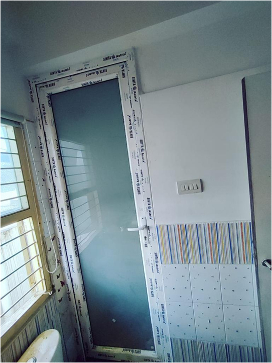Upvc Openable Door - Color: White