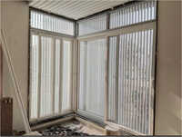 Upvc Sliding Balcony Door - Color: White
