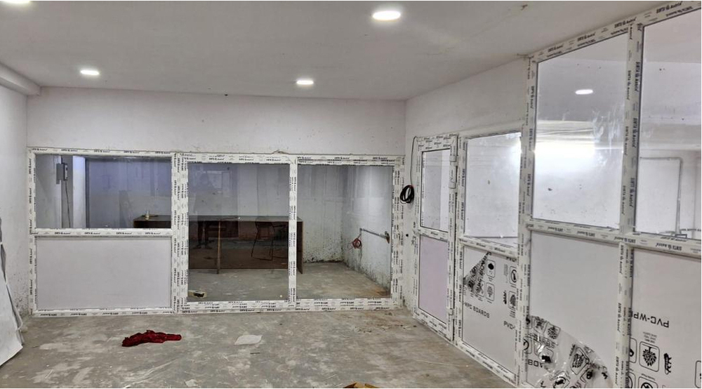 Upvc Fixed Partition - Color: White