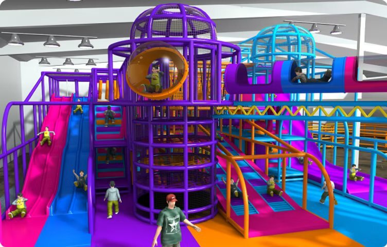Soft Play - Kids Arena - Material: Iron