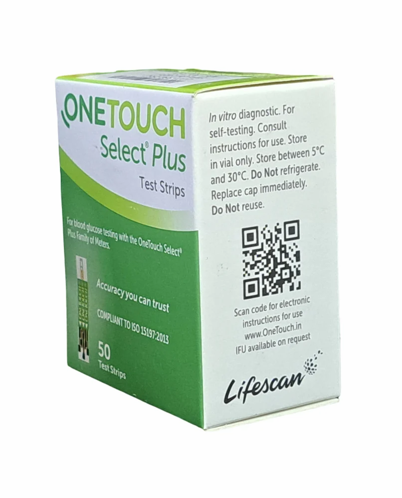 Onetouch Select Plus Test Strips - Material: Plastic