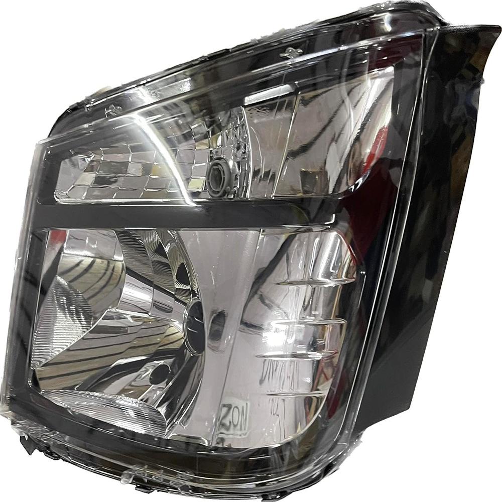 K D Headlight Assembly For Tata Intra Black ( Without Adjustable Motor) - Body Material: Plastic
