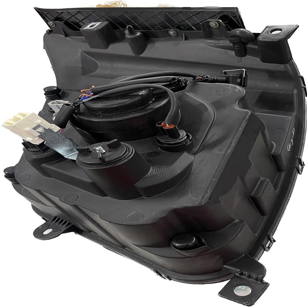 K D Headlight Assembly For Tata Intra Black ( Without Adjustable Motor) - Body Material: Plastic