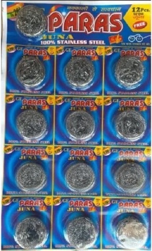 Stainless Steel Scrubber - Color: Silver