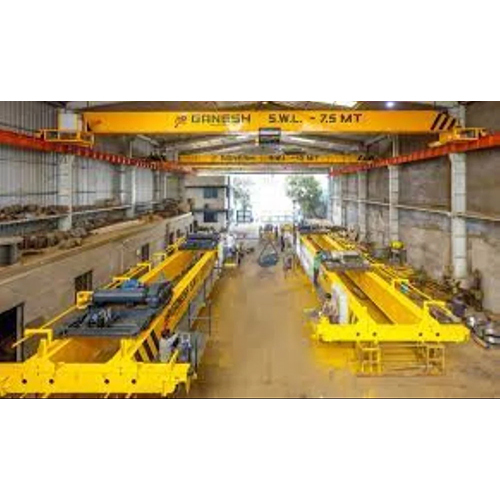 Overhead Gantry Crane - Color: Yellow
